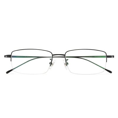 纯钛近视眼镜男潮变色防雾防蓝光