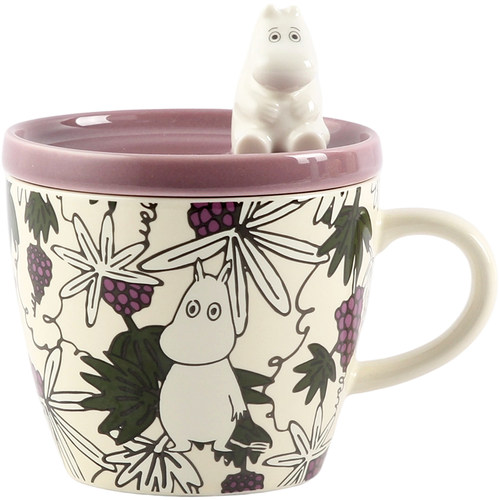 moomin姆明限定马克杯陶瓷公仔杯喝水杯子带盖高级感少女生日礼物