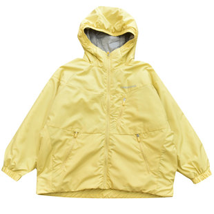 轻量棉服女童户外轻盈保暖大豆棉连帽外套中大儿童宽松薄棉衣深秋