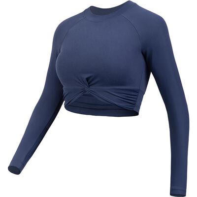 专业健身服瑜伽运动跑步上衣长袖