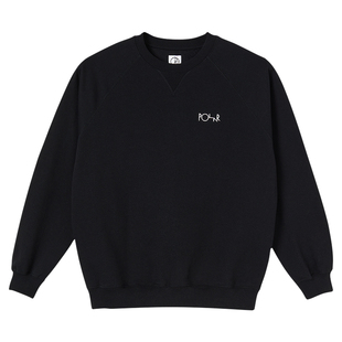 Polar Skate Co Default Crewneck 刺绣Logo滑板长袖情侣卫衣男女