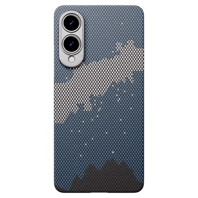 conga适用三星S25Edge手机壳s25FE凯夫拉芳纶碳纤维全包保护套高级商务超薄磁吸散热后盖磨砂防摔耐磨硬壳fe