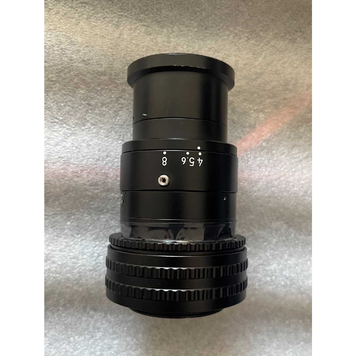 尼康工业镜头 4/95,像场82mm,零色散,在很宽的倍率范