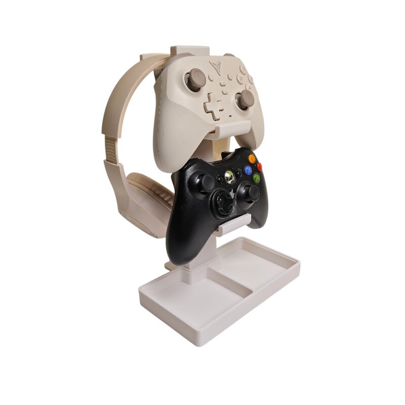 Xbox手柄PS5手柄耳机支架桌面置物多功能收纳一体结构桌搭收纳