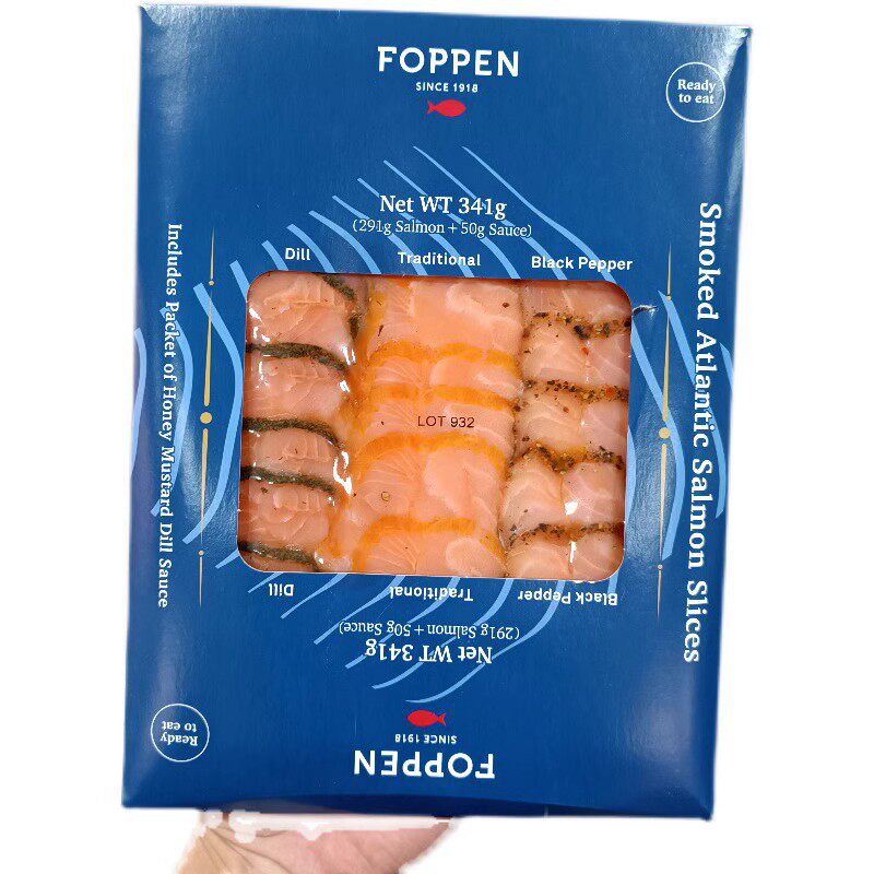 烟熏大西洋即食三文鱼科克兰