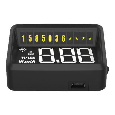 车载hud抬头显示高清大字体速度电压水温单次里程多功能改装款H60