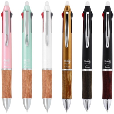 日本进口黑红蓝可擦笔商务3色