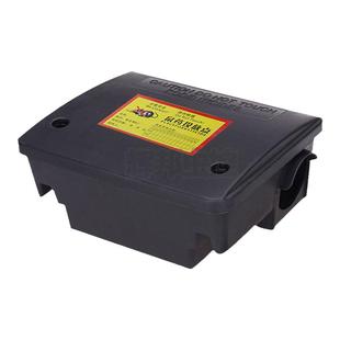 带锁灭鼠毒饵站毒饵盒老鼠盒毒鼠屋老鼠诱饵盒投放点塑料加固户外