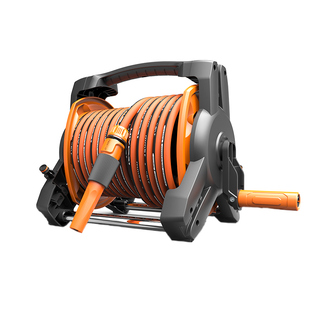 亿力水管车家用高压洗车水枪收纳架园艺浇花水管套装水管架盘管器