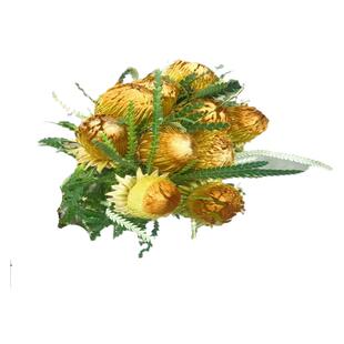 南非进口干花天然干花花束客厅摆设真花黄金佛塔家居装饰同城速递