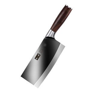 张小泉菜刀家用厨房切菜切片刀锻打不锈钢砍肉刀斩切刀两用刀具