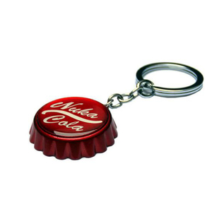 优质异尘余生4周边NukaCola雷射核子可乐瓶盖钥匙扣