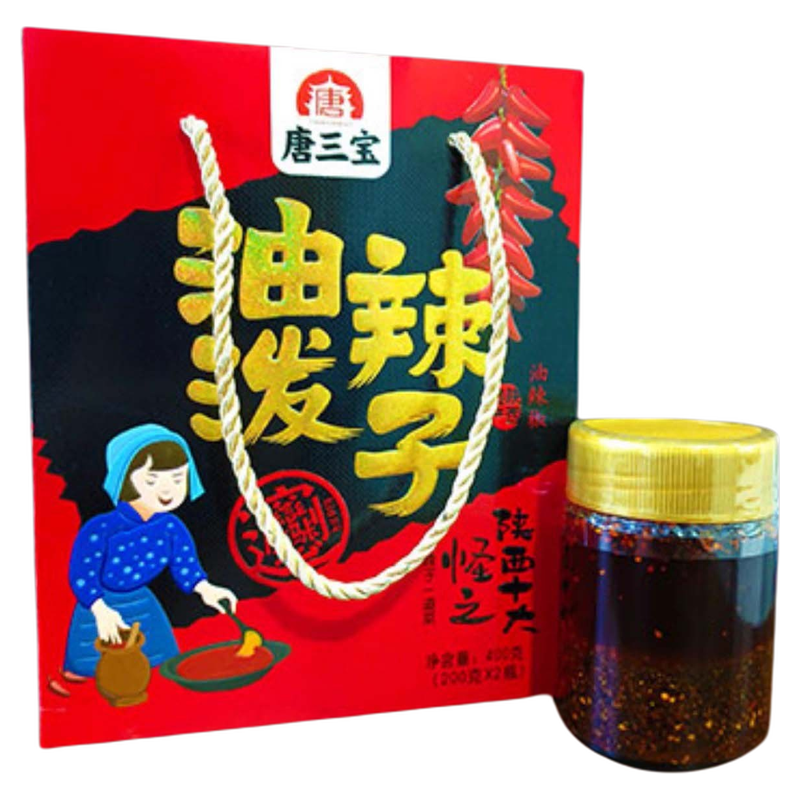 唐三宝陕西油泼辣子牛肉香菇酱