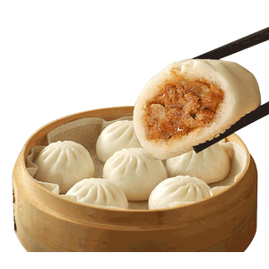 老面鲜肉小笼包面点加热即食速冻肉包子美食商用批发早餐半成品