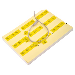 超辉网线标签防水耐撕不干胶打印纸A4线缆标识标记卡贴缠绕膜透明PVC电缆光纤布线网络工程线缆标签纸HT25058