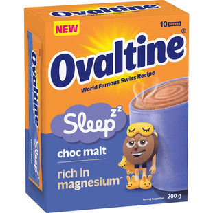 澳洲直邮代购Ovaltine阿华田 Sleep Calming巧克力粉营养早餐200g