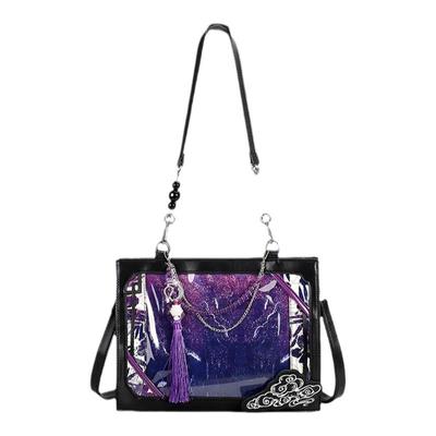 云积国风大食量痛包古风新中式托特包手提单肩斜挎漫展透明吧唧包