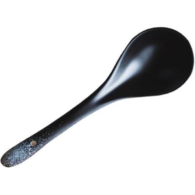 食品级釉下彩手工陶瓷大勺子汤勺