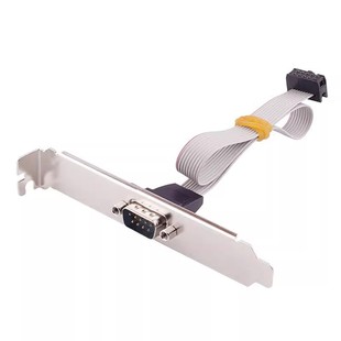 工控机串口挡板线 机箱DB9M扩展线COM口RS232线 25孔并口9针串口