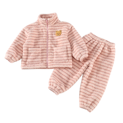 女童睡衣2025新款秋冬季珊瑚绒女