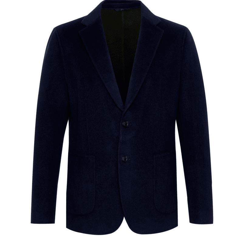 SATCHI沙驰男装男士毛呢西服秋季新款纯羊毛商务保暖单西装外套厚