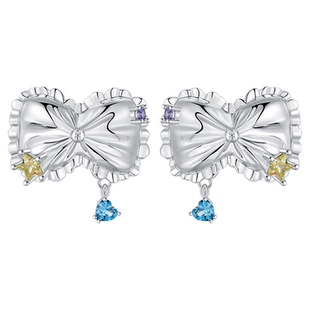 TowerOneSelect官方店DINN DINN甜梦系列蝴蝶结抱枕耳环小众设计