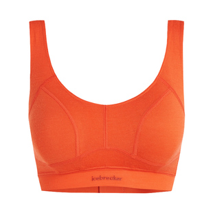 icebreaker美利奴羊毛女新年红文胸内衣内裤亲肤舒适温控户外运动