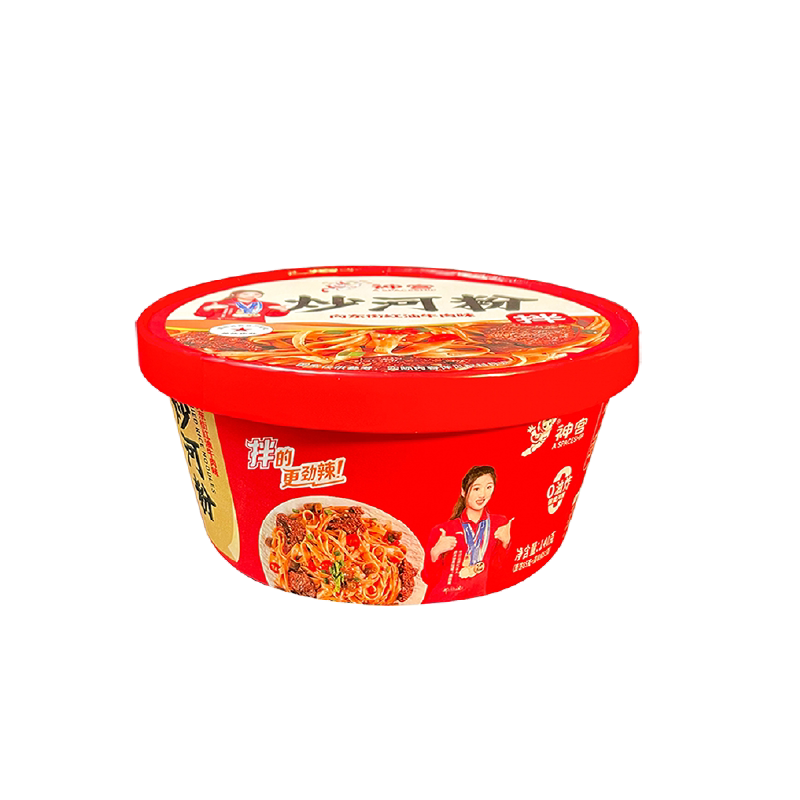 神宫红油牛肉味盒装免煮广东河粉