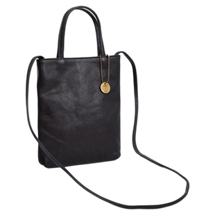 哈弘头层牛皮夏天小挎包手机包高级小众不撞款包包植鞣皮红色包包