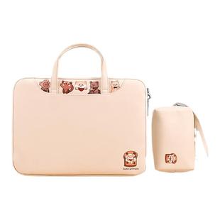 好看的笔记本手提电脑包女14寸内胆包适用于苹果MacBookProair13联想小新pro16华为戴尔15点6寸可爱通勤ins风