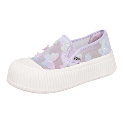 快乐玛丽松糕厚底休闲懒人乐福鞋