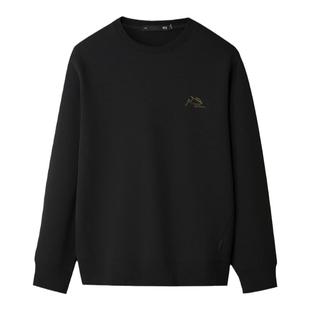 HLA/海澜之家圆领冬装卫衣男士25冬季新款中年爸爸加厚男装上衣