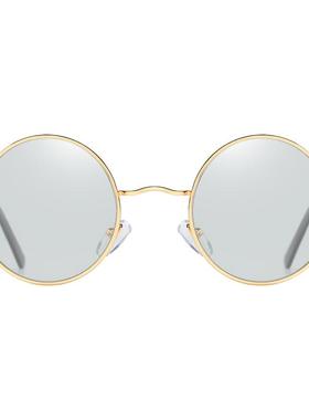 墨镜复古风圆形开车专用太阳镜