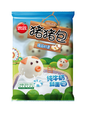 思念卡通包猪猪奶黄熊猫豆沙包