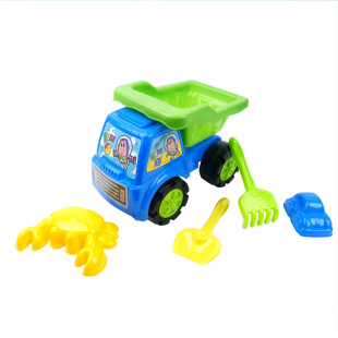 GOLDLOK迪士尼儿童海边沙滩玩具车洗澡戏水铲子挖沙工具套装沙池