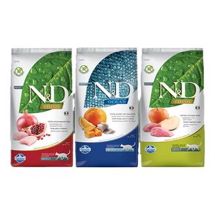 法米娜猫粮Farmina法明娜成猫幼猫粮鸡肉石榴鲱鱼甜橙苹果猪肉5kg