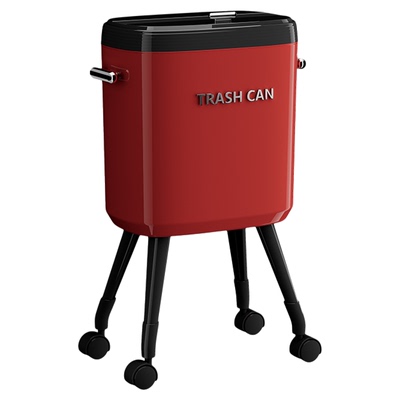 高脚家用垃圾桶专用带盖可移动大容量免弯腰客厅厨房卫生间垃圾桶