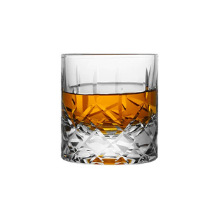 Whiskey手工雕花K9江户切子水晶玻璃威士忌杯古典杯礼盒装洋酒杯