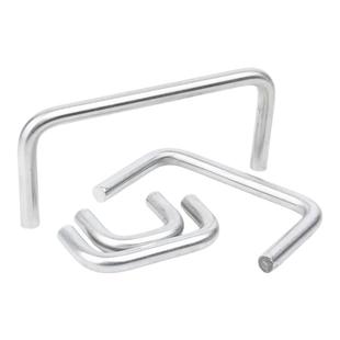 固万基304不锈钢拉手实心焊接柜门锅炉铁柜门把手U型把手提手螺丝