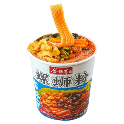 合味芳冲泡型螺蛳粉168g*6桶装柳州正宗螺蛳粉方便速食即食免煮囤