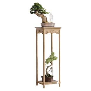 中式多肉实木花架置物架阳台高端客厅家用绿箩摆件小花几电视柜旁