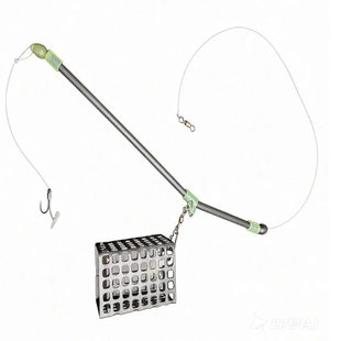 欧式飞德天平钓组钓法手工飞德钓组返底钓法饵笼散炮饵托窝料防缠