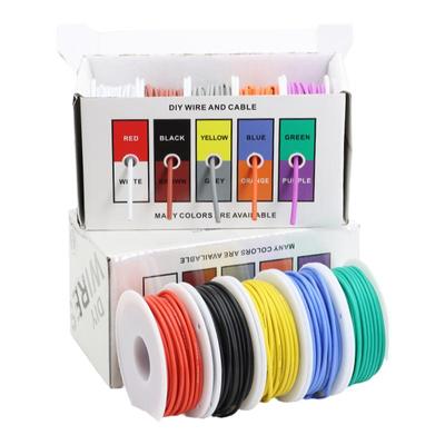 彩盒装特软硅胶线耐高温软线