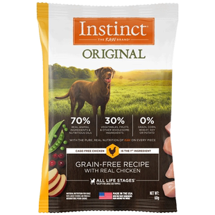 【U先试用】Instinct天然百利官方进口无谷鸡肉全犬狗粮试吃60g