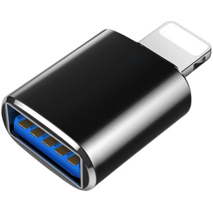 适用iphone苹果OTG转接头外接U盘3.0转换器连接lightning头lighting接口读取usb接读手机iPados平板优盘IOS13