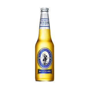 香港进口BLUEGIRL港版蓝妹啤酒330/500/640ml*24瓶/罐装整箱