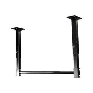单杠家用室内引体向上顶梁墙壁打孔吊杆家庭健身器材高度可调单杆