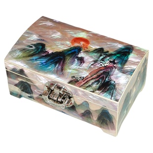 锦贝传说国潮首饰盒螺钿饰品盒结婚生日纪念日礼物珠宝项链手镯盒