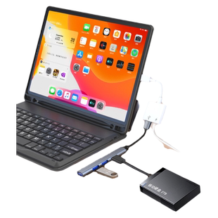 适用于苹果12手机iphone13/14转换usb接移动硬盘11/x/8转固态U盘