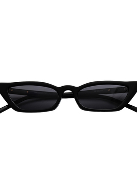 艾米宋 个性复古猫眼太阳镜女黑色小框墨镜高级感明星时尚欧美风